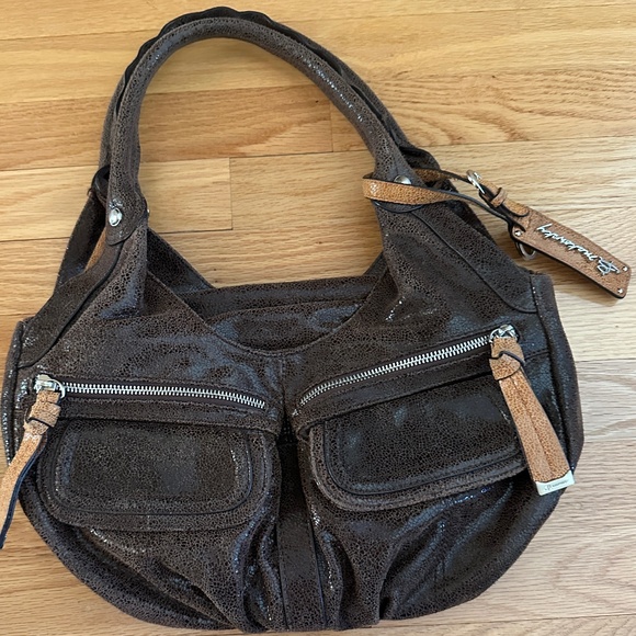 b. makowsky Handbags - B Markowsky Brown Leather Handbag Purse